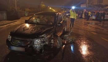Kaza anı kamerada, kafa kafaya böyle çarpıştılar