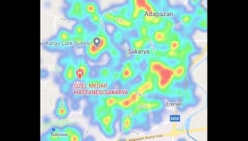 Sakarya'nın korona haritası yeşil ve mora dönmeye başladı