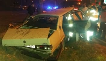 Çevre yolunda korkunç kaza: 2 ölü, 3 yaralı