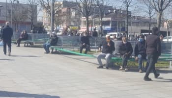 Şeritte durduramadı; Pes dedirten görüntü