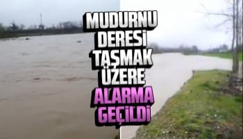 Mudurnu Deresi taşma noktası geldi