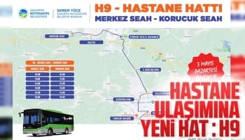 Hastane ulaşımına yeni hat: H9