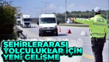 Şehirlerarası yolculuklar için yeni gelişme