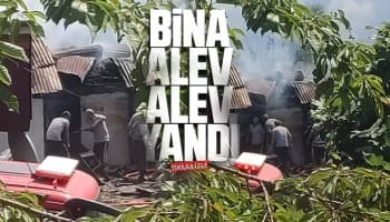 Bina alev alev yandı