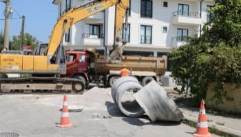 Güneşler’de Bin Metrelik Yağmursuyu İmalatına Başladı