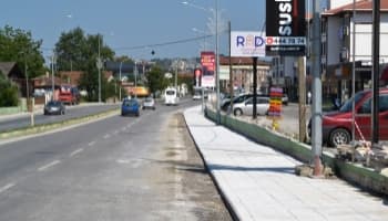 Sapanca Caddelerine, Baskı Beton Kaldırım