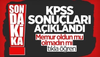 KPSS sonuçları açıklandı
