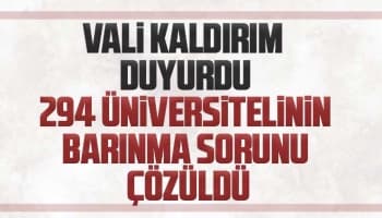 Sakarya'da 294 üniversitelinin barınma sorunu çözüldü