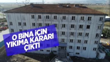 Adapazarı'ndaki o bina için yıkım kararı
