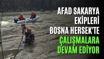 AFAD Sakarya Ekipleri Bosna Hersek'te Çalışmalara Devam Ediyor
