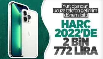 IMEI kayıt harcı tutarı, 2 bin 772 liraya çıkıyor