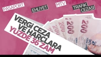 2022 yılının vergi, ceza ve harç zamları