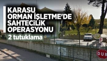 Karasu Orman İşletme'de sahtecilik operasyonu