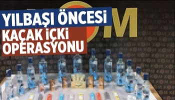 Serdivan'da yılbaşı öncesi kaçak içki operasyonu
