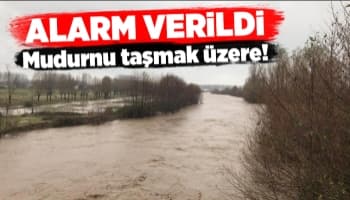 Mudurnu Deresi taşmak üzere