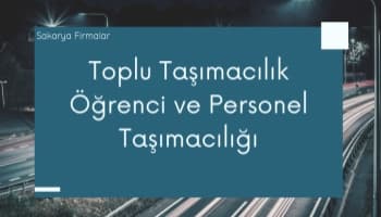 Toplu Taşımacılık, Öğrenci ve Personel Taşımacılığı