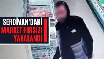 Serdivan'daki Market Hırsızı Yakalandı!