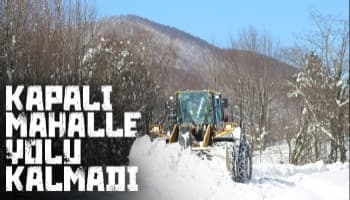 Kar nedeniyle kapanan tüm yollar açıldı