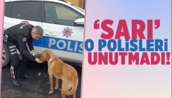Yiyecek verdiği polisleri unutmadı