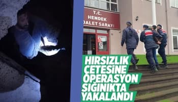 Azılı hırsız saklandığı sığınakta yakalandı