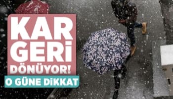 Hava soğuyacak, karla karışık yağmur geliyor
