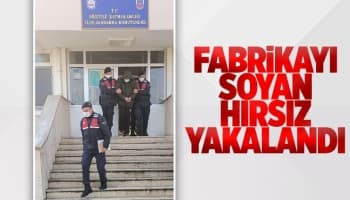 Fabrikayı soyan hırsız yakalandı