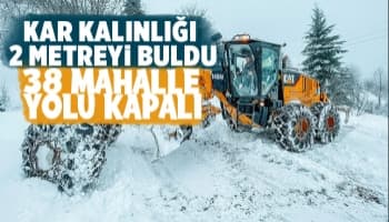 Sakarya'da 38 mahalle yolu kapalı