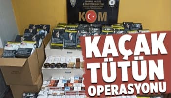 Adapazarı'nda kaçak tütün operasyonu