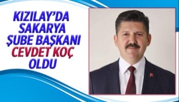 Kızılay Sakarya Şube Başkanı Cevdet Koç oldu