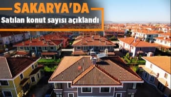 Sakarya emlak piyasasında kaç konut satıldı?