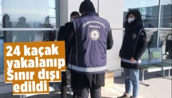 Sakarya'da 24 kaçak göçmen yakalandı