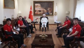 TEKNOFEST Türkiye Birincisi öğrencilerimizi kabul etti