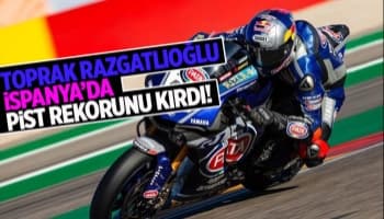 Toprak, İspanya'da rekorla pole pozisyonunda