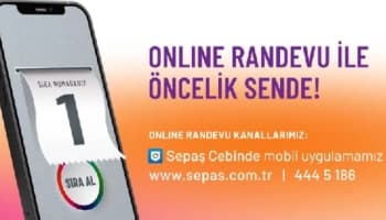 Sepaş'ta Online Randevu Dönemi