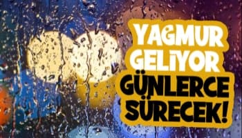 Yağmur geliyor, sıcaklık 10 derece birden düşecek