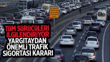 Yargıtay'dan önemli trafik sigortası kararı