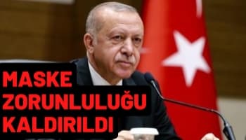 Kapalı Alanlarda Maske Zorunluluğu Kaldırıldı