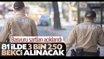 Bekçi alımıyla ilgili karar Resmi Gazete'de