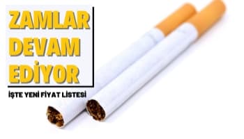 Bir Sigara Grubundan Daha Zam