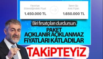 Nebati'den emlak fiyatlarında fırsatçılık yapanlara uyarı