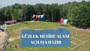 Güzlek mesire alanı açılışa hazır