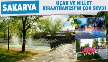 Uçak ve Millet Kıraathanesi ilgi odağı oldu