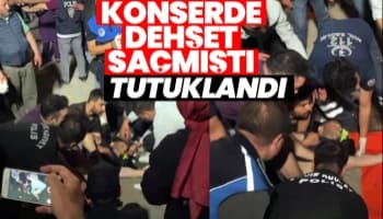 Konserde 1'i bebek 2 kişiyi yaralamıştı, tutuklandı