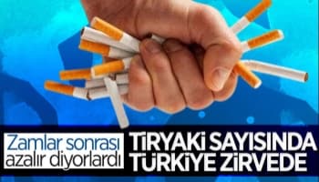 Türkiye, sigara kullanımında zirvede