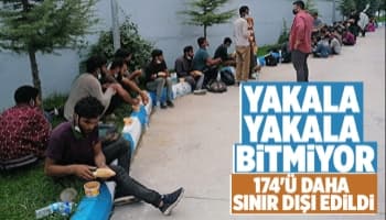 Sakarya'da 174 kaçak göçmen sınır dışı edildi