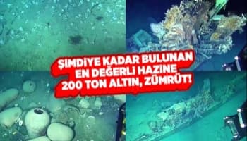 Batık gemide 200 ton altın bulundu