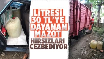 Akaryakıt Hırsızı Kaçamadan Yakalandı