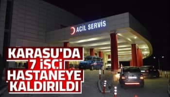 Restoran işçileri hastaneye kaldırıldı!