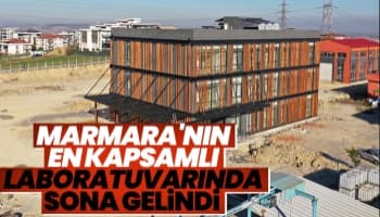 Su ve Atıksu Laboratuvar’ında sona geliniyor