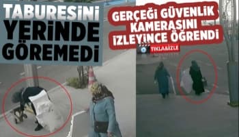 Kendi malıymış gibi alıp götürdü, güvenlik kamerasına yakalandı